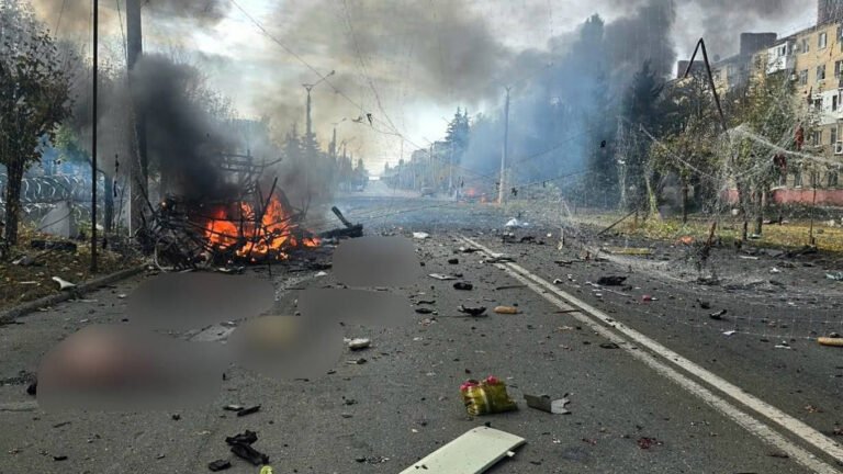 Russian Bomb Strike on Kramatorsk Buses Kills at Least 33, Officials Say